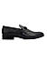 Black Loafers With Braided Panel