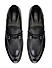 Black Loafers With Braided Panel