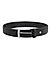 Black Mat Embossed Men's Belt