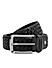 Black Mat Embossed Men's Belt