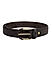 Brown Mat Embossed Men's Belt