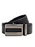 Black Plain Leather Men's Belt