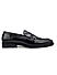 Black Croco Textured Monk Straps