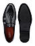 Black Croco Textured Monk Straps