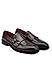 Coffee Croco Textured Monk Straps