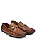 Tan Moccasins With Metal Buckle