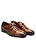 Tan Textured Leather Monk Straps