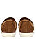 Brown Suede Loafers With Logo