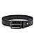 Black Mat Embossed Men's Belt