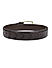 Brown Mat Embossed Men's Belt