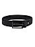 Black Textured Leather Men's Belt