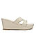 White Curve Wedges