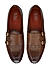 Tan Signato Leather Monk Straps