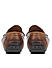 Tan Plain Leather Moccasins