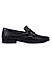 Black Monk Strap Style Moccasins