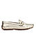 Gold Croco Textured Moccasins