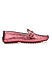 Pink Croco Texrured Moccasins