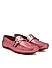 Pink Croco Texrured Moccasins