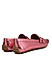 Pink Croco Texrured Moccasins