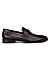 Brown Plain Loafers With Embellishment