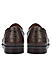 Brown Croco Textured Heel Moccasins