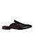 Coffee Signato Leather Mules