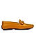 Orange Buckled Moccasins