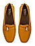 Orange Buckled Moccasins