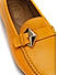 Orange Buckled Moccasins