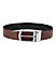 Cognac & Black Saffiano Reverisble Men's Belt