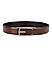 Cognac Plain Leather Formal Men's Belt