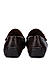 Brown Croco Effect Double Monk Moccasins