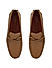 Tan Moccasins With Bow Detail