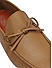 Tan Moccasins With Bow Detail