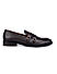Coffee Textured Leather Double Monk Straps