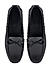 Black Moccasins With Bow Detail