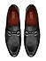 Black Brogue Leather Loafers