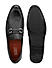 Black Brogue Leather Loafers