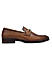 Tan Brogue Leather Loafers