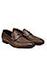 Tan Woven Leather Loafers