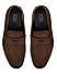 Tan Woven Leather Loafers