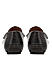 Brown Croco Textured Moccasins