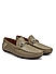 Brown Moccasins With Metal Buckle