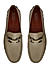 Brown Moccasins With Metal Buckle