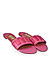 Pink Croco Textured Flats