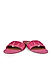 Pink Croco Textured Flats