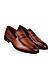 Tan Dual Tone Leather Loafers