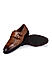 Tan Woven Monk Straps