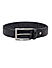 Black Mat Embossed Men's Belt