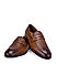 Tan Textured Leather Loafers